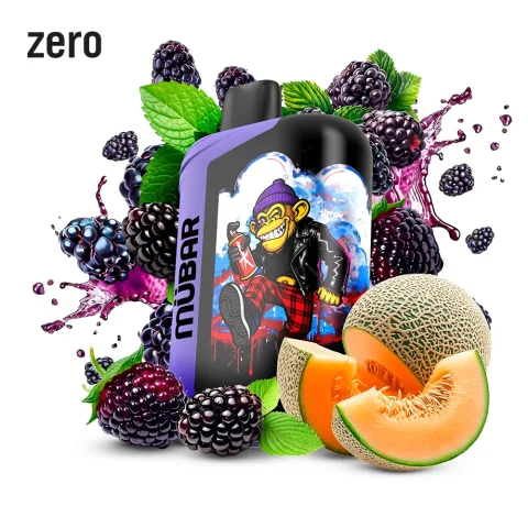 Mübar Eden Beast 50K 0 mg, sabor Blackberry Melon Mint