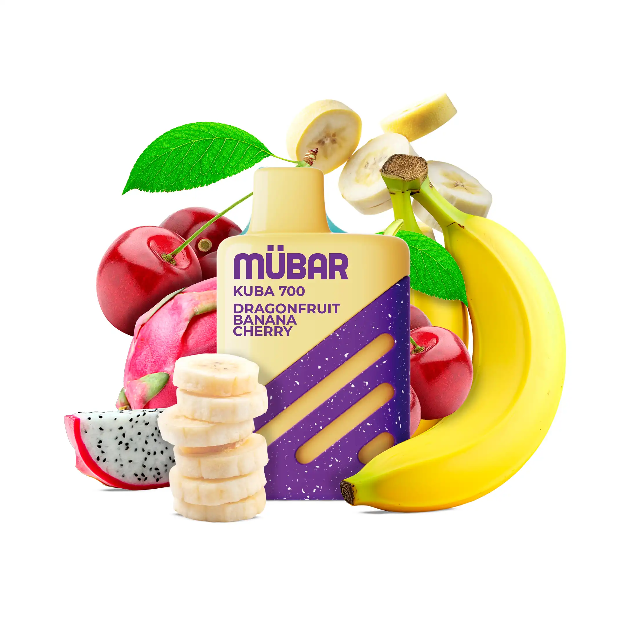 Mübar Kuba 700 Dragonfruit Banana Cherry