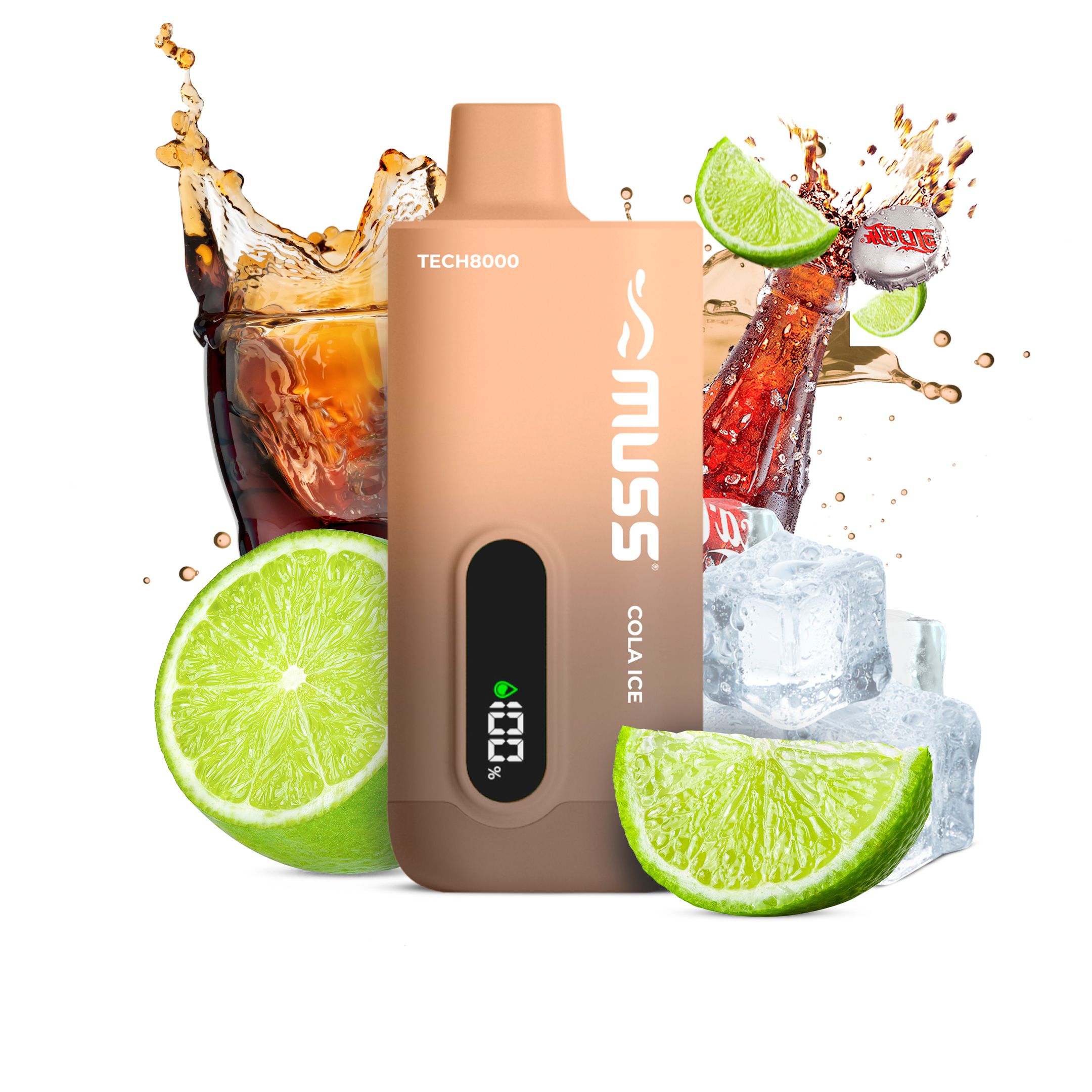 Muss Tech 8000 0 mg Cola Ice