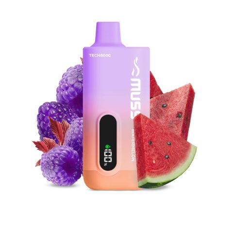 Muss Tech 8000 0 mg Raspberry Watermelon