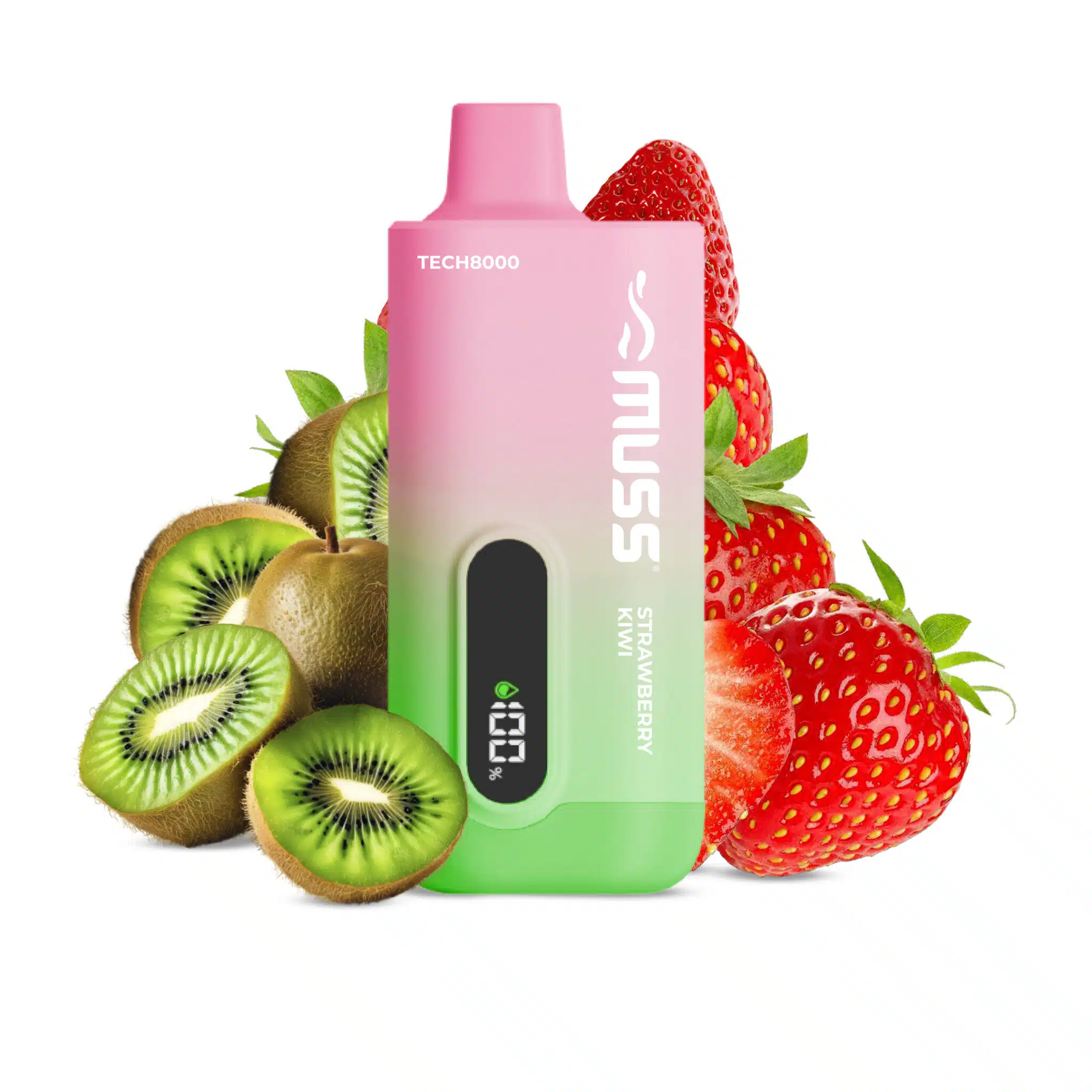 Muss Tech 8000 0 mg Strawberry Kiwi