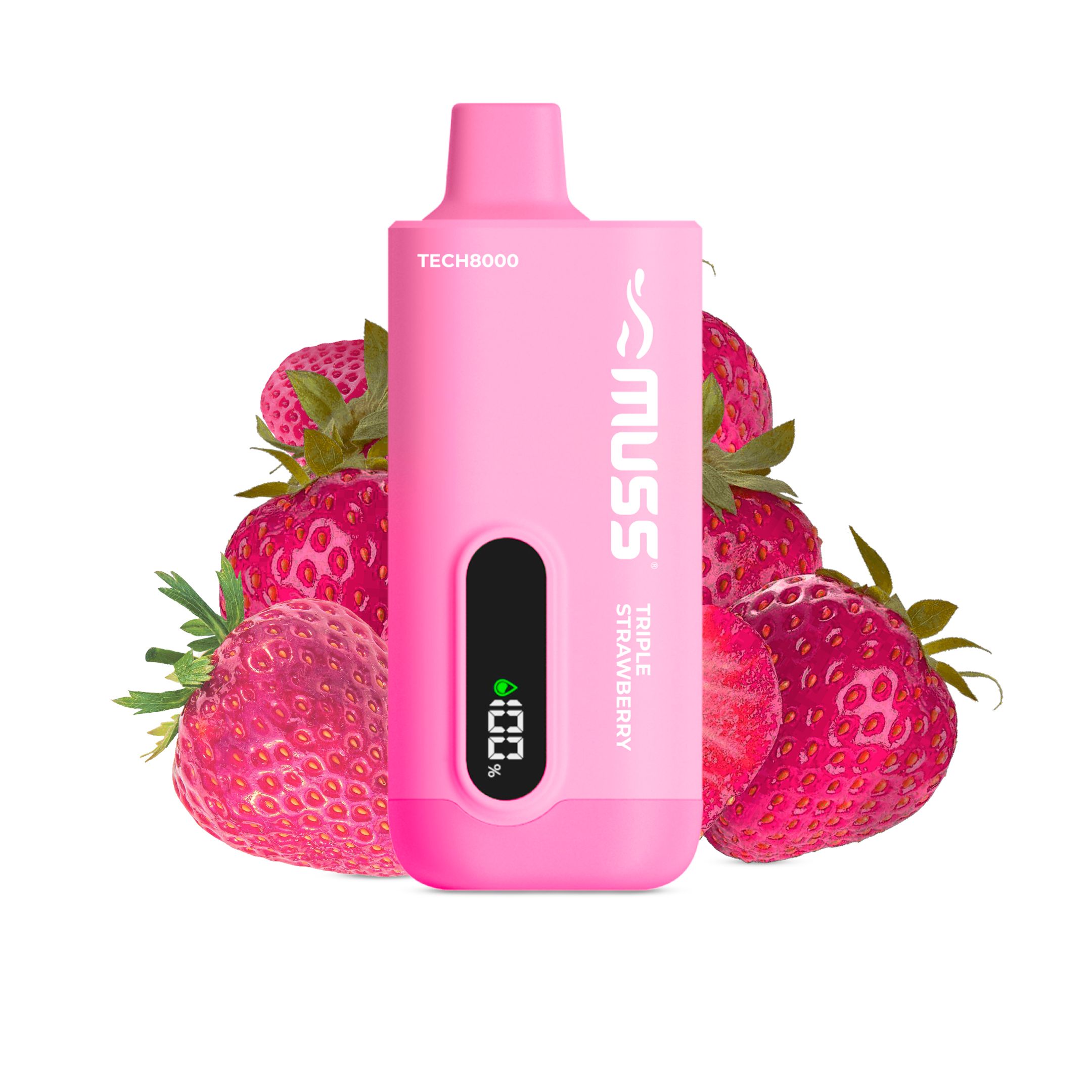 Muss Tech 8000 0 mg Triple Strawberry