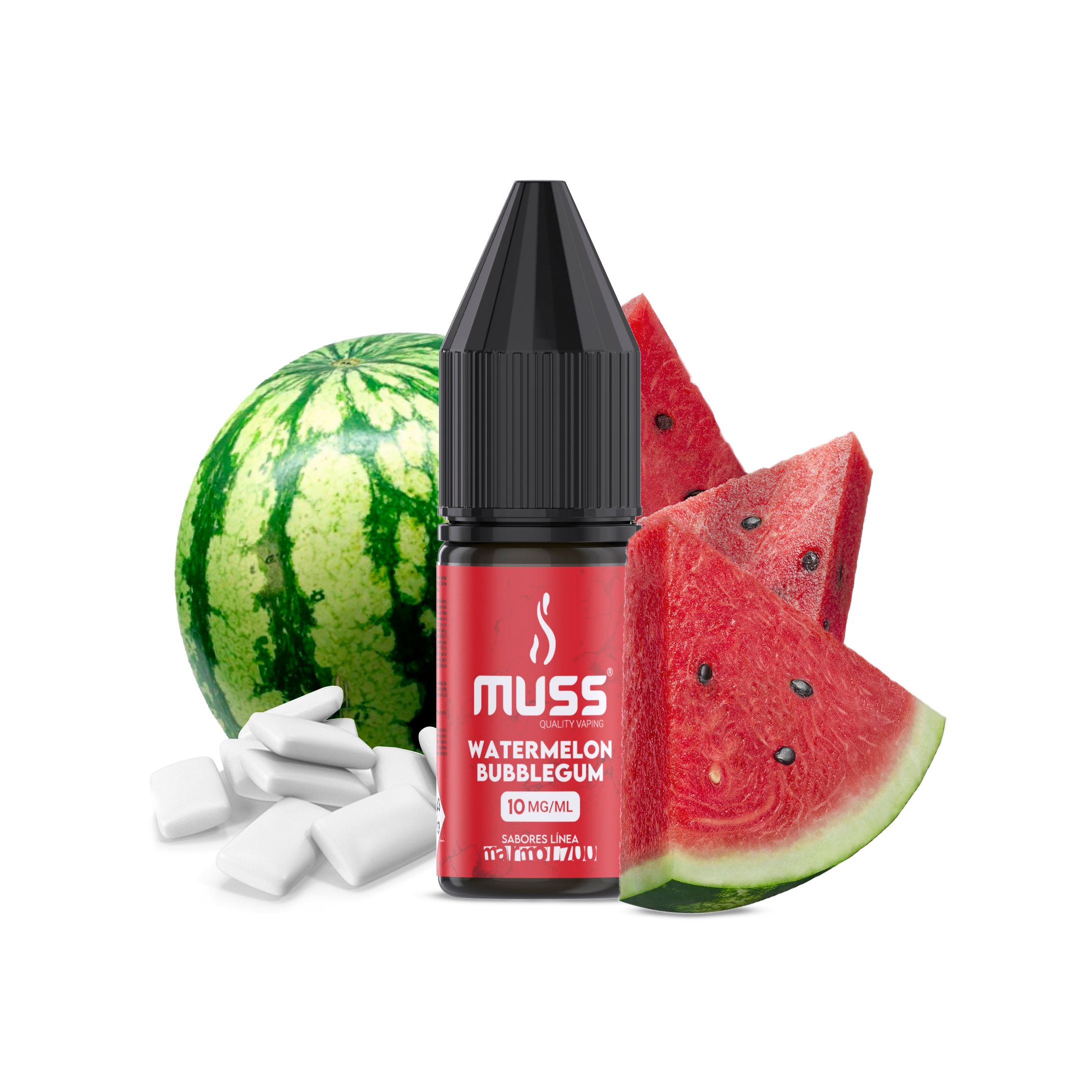 Muss Nicotine Salt Watermelon Bubblegum 10 mg